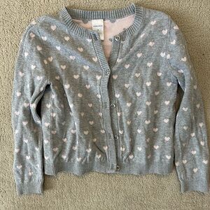 Nordstrom girls heart cardigan size 6